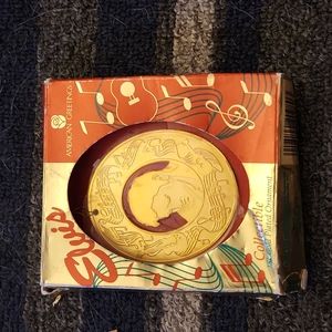 American Greetings 18k gold plated Elvis Ornament, 1995, in box.